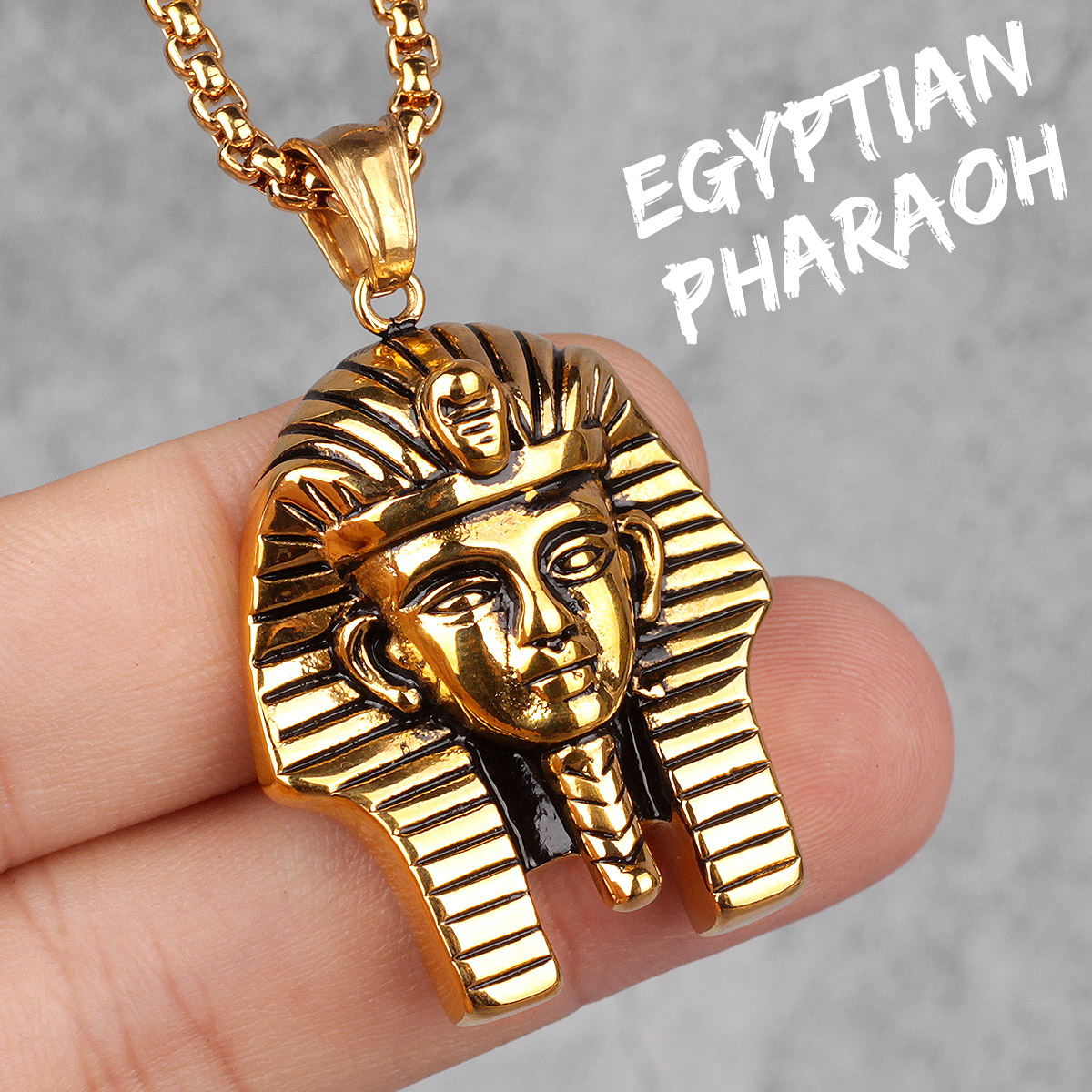 Egypt Pharaoh Long Men Necklac - Men Fashion Egypt recensione e prezzo