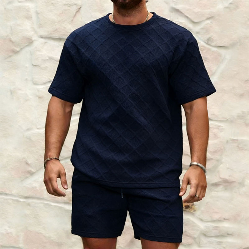 Men Summer New Shorts & T-Shir - Men'S Fashion Color recensione e prezzo