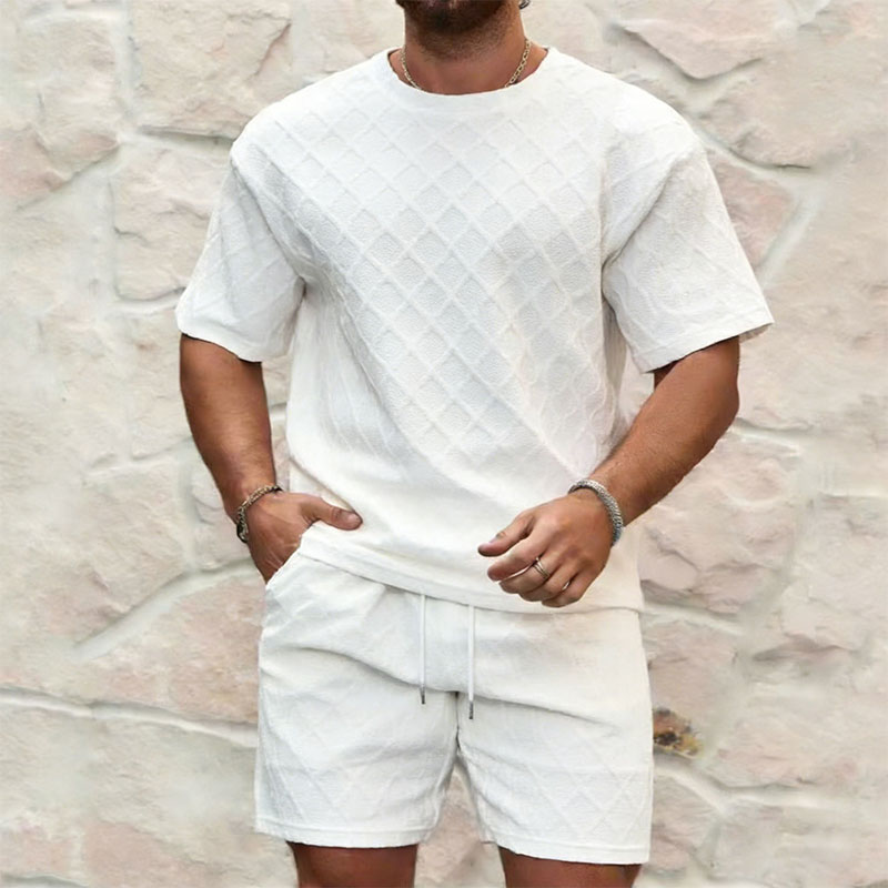 Men Summer New Shorts & T-Shir - Men'S Fashion Color recensione e prezzo