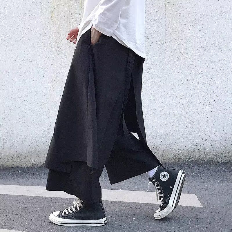 Fashion Black Straight Cropped - Men'S Fashion Online recensione e prezzo