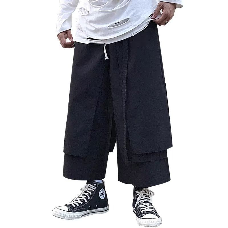 Fashion Black Straight Cropped - Men'S Fashion Online recensione e prezzo