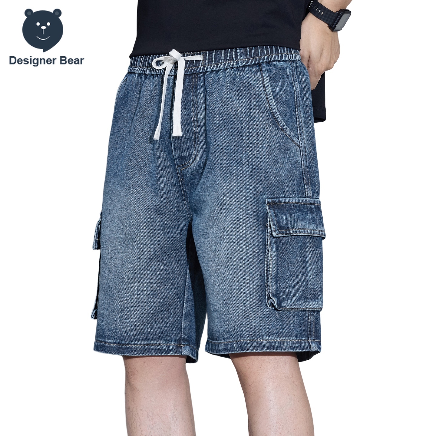 Men's Multi-Pocket Cargo Denim - Mens Fashion Cargo Pants recensione e prezzo