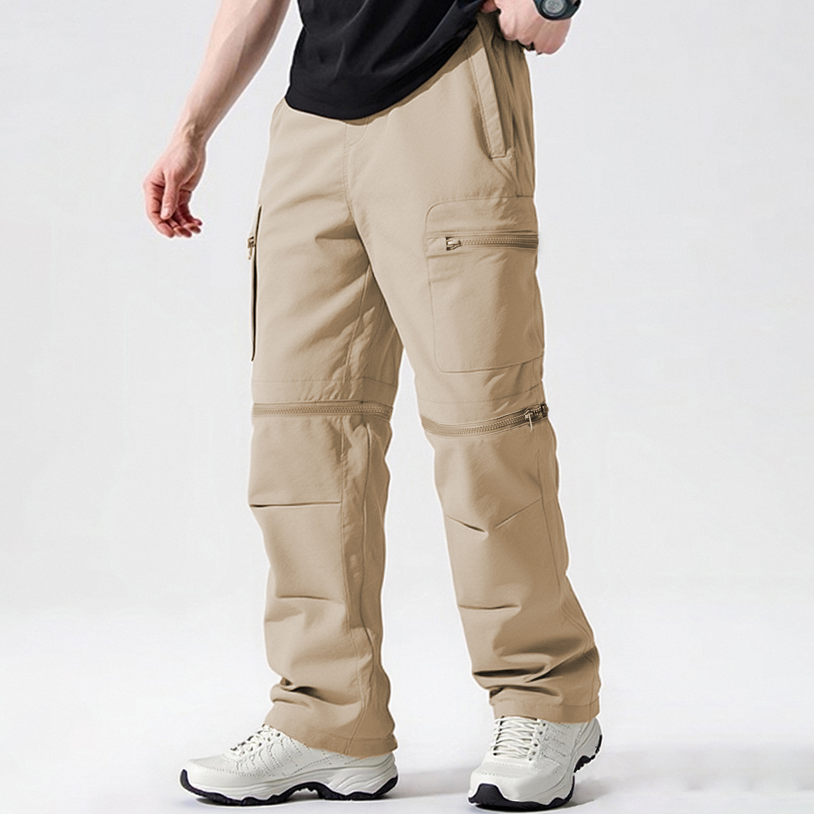 Men's Two-way Long Pants Mens  - Mens Fashion Cargo Pants recensione e prezzo