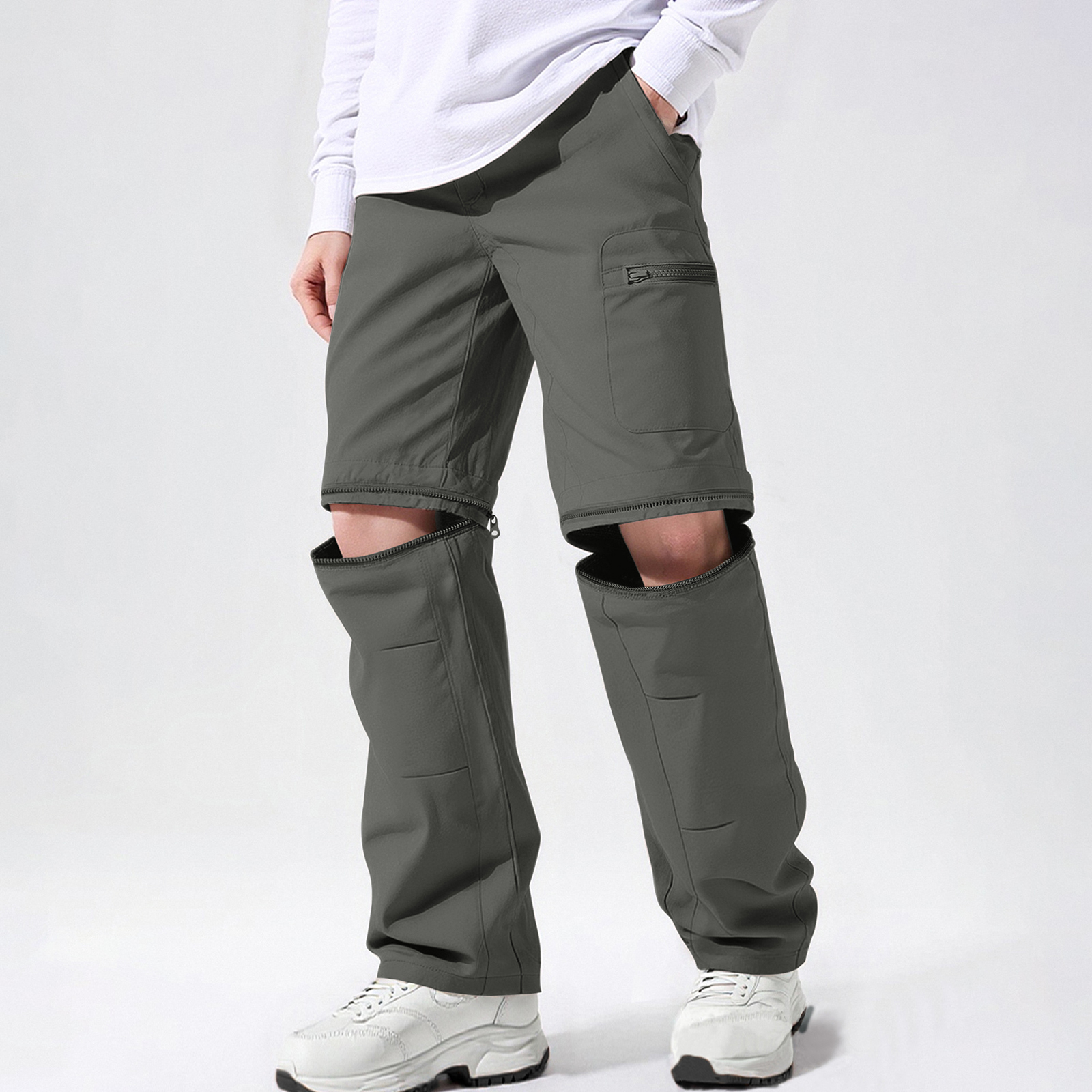 Men's Two-way Long Pants Mens  - Mens Fashion Cargo Pants recensione e prezzo