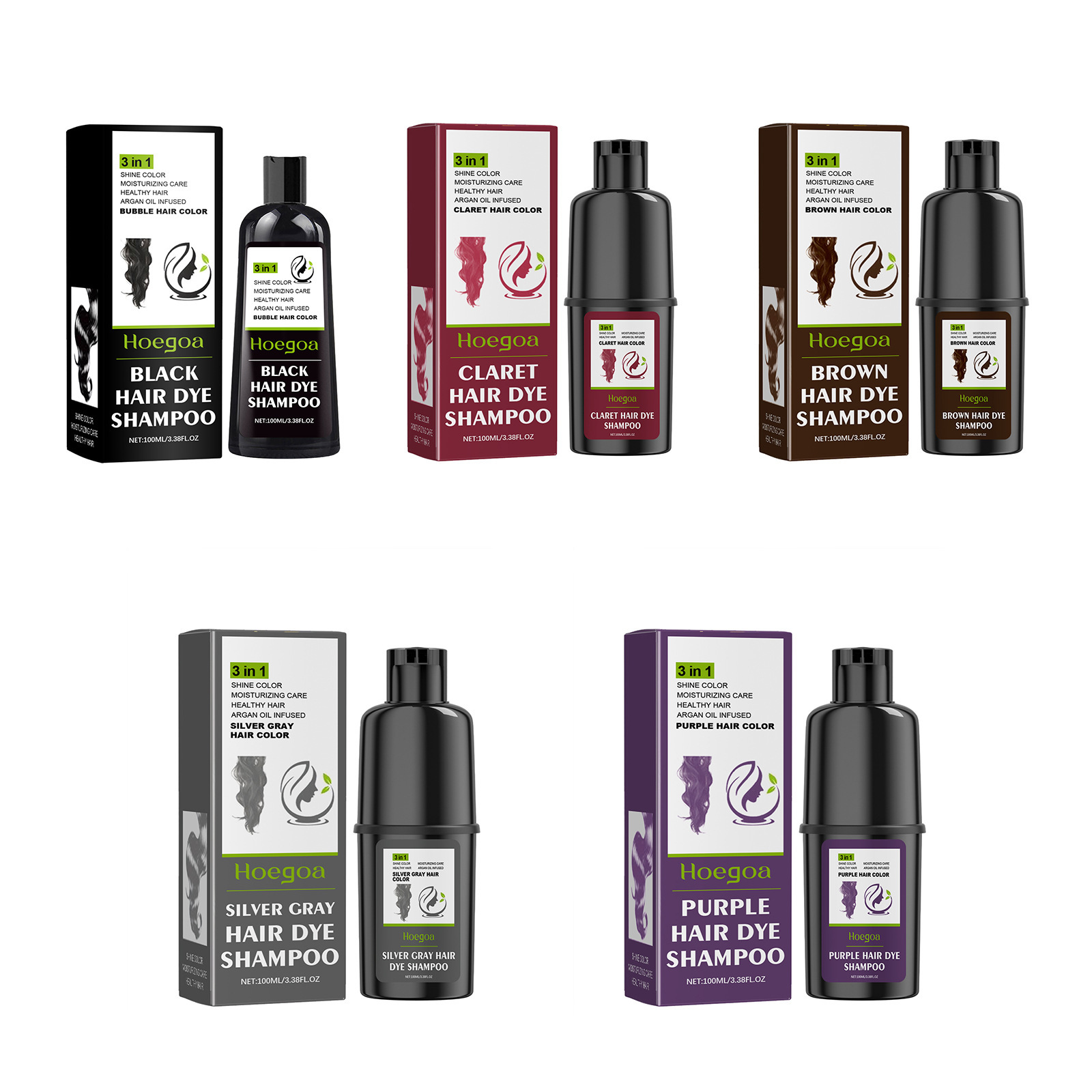 3 In 1 Hair Coloring Shampoo N - Men Fashion Hair Style recensione e prezzo