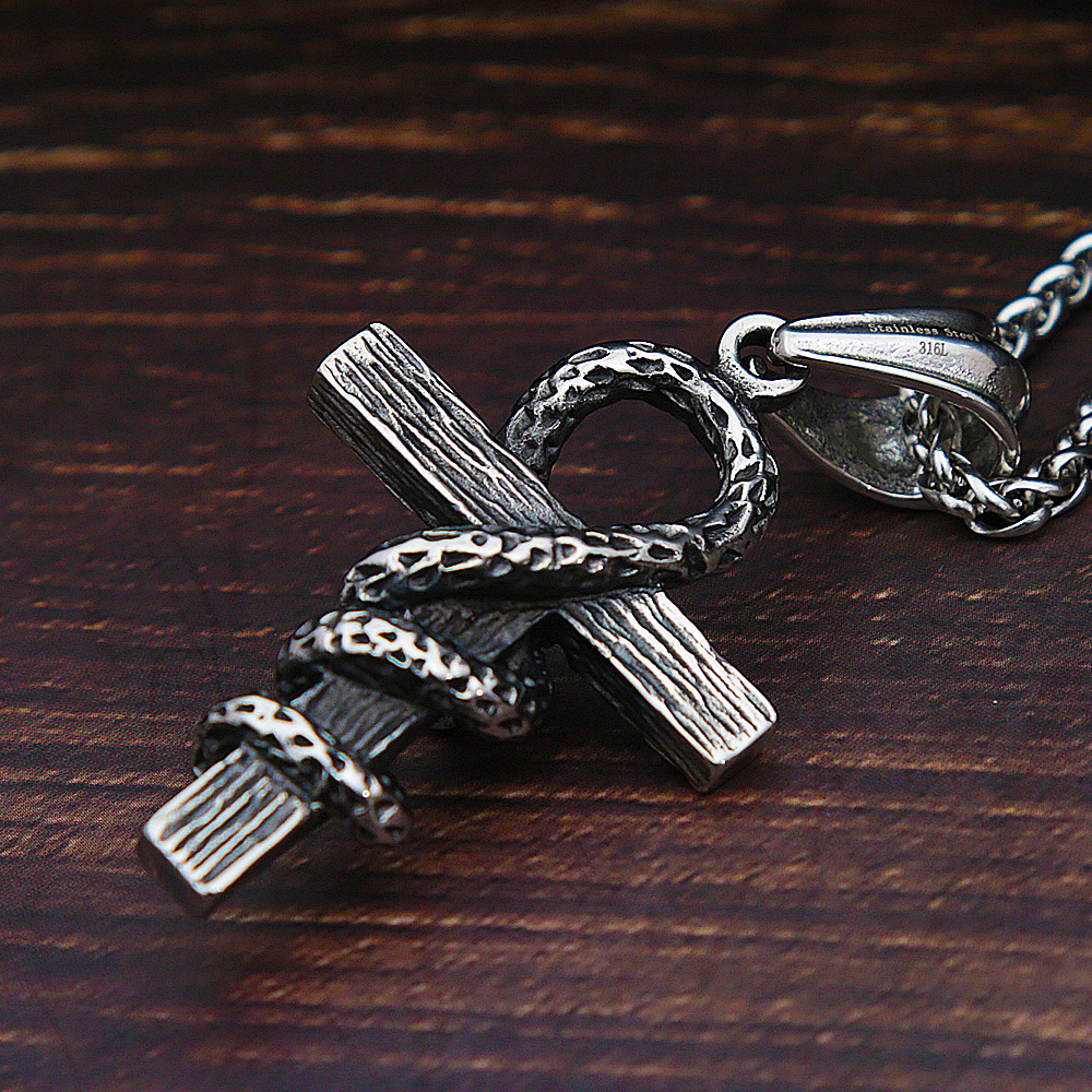 Vintage Stainless Steel Cross  - Men Fashion Egypt recensione e prezzo